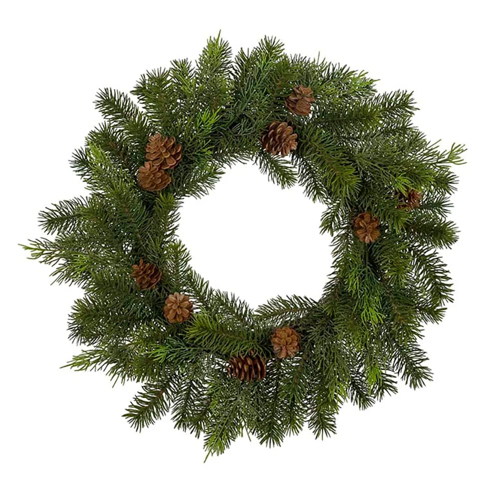 Mr Plant, Julekrans med kogler 45 cm