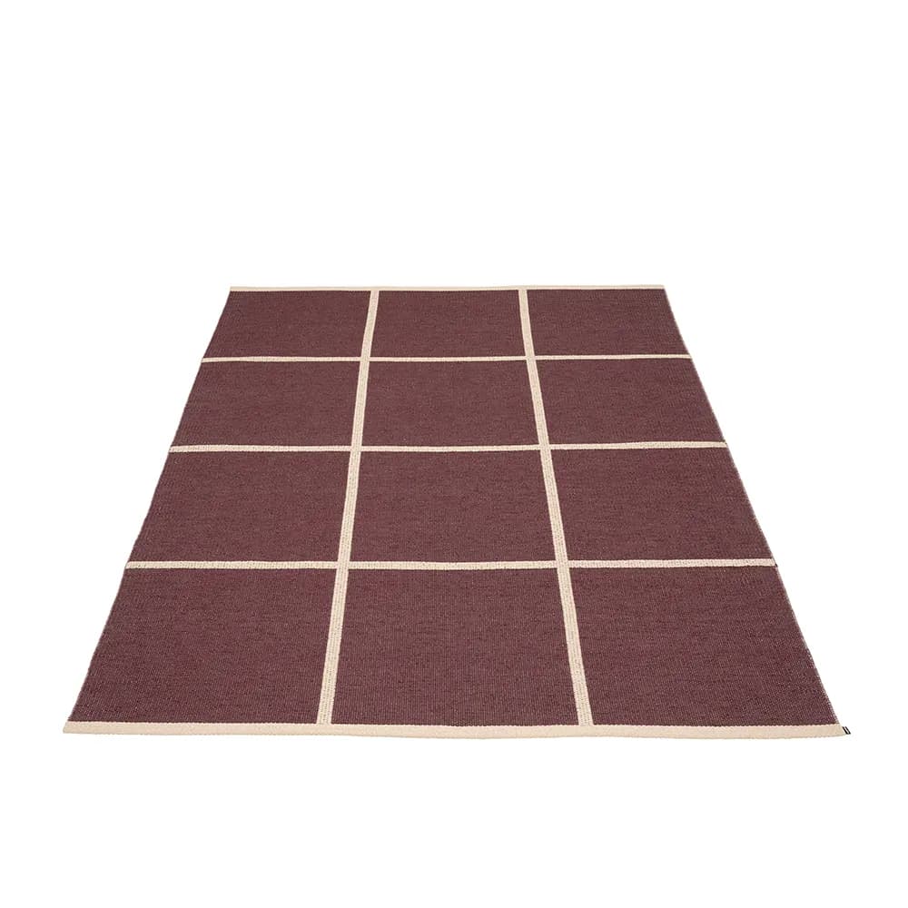 Pappelina, Vævet Tæppe Criss Burgundy 180x260 cm