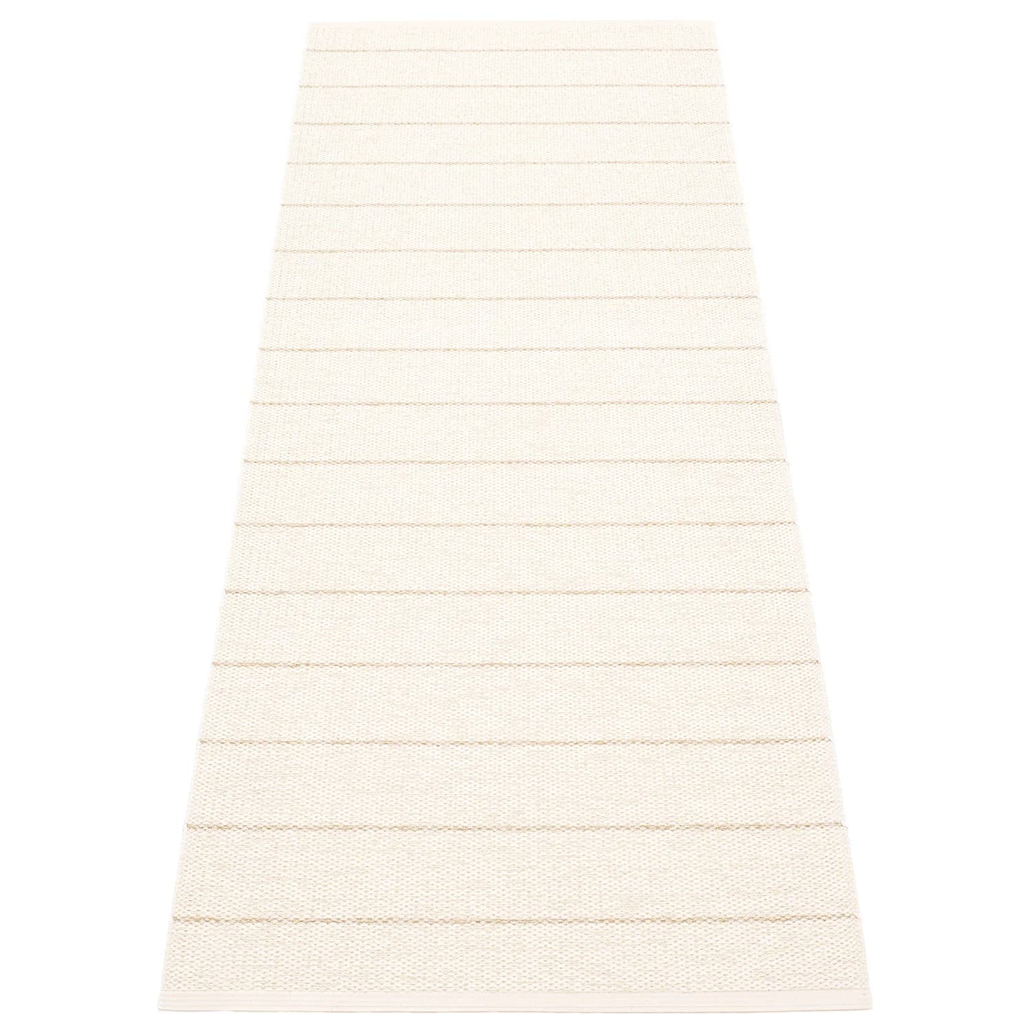 Pappelina, Carl tæppe 70x180 cm vanilla / white
