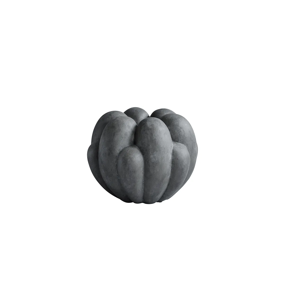 101 Copenhagen, Håndlavet vase Bloom Mini Dark Grey H27 cm