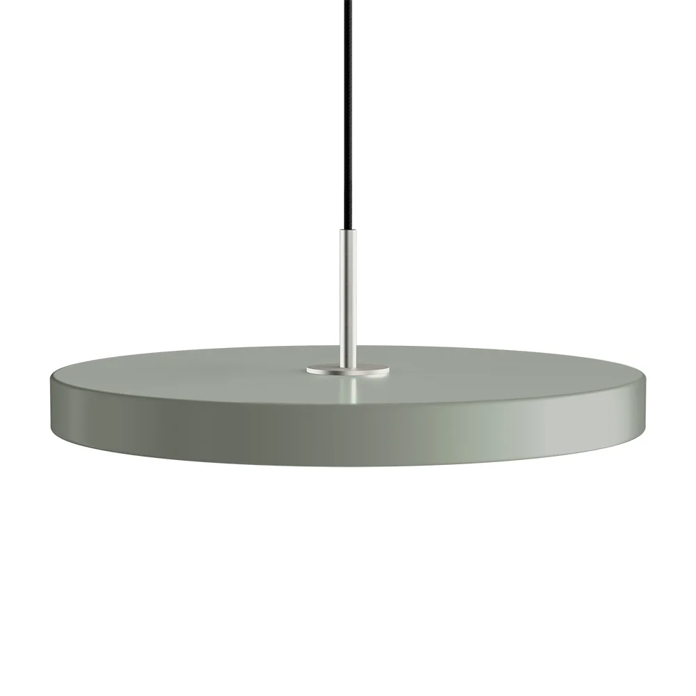UMAGE - Asteria Plus pendellampe, Ø 43 cm, lysegrøn/stål