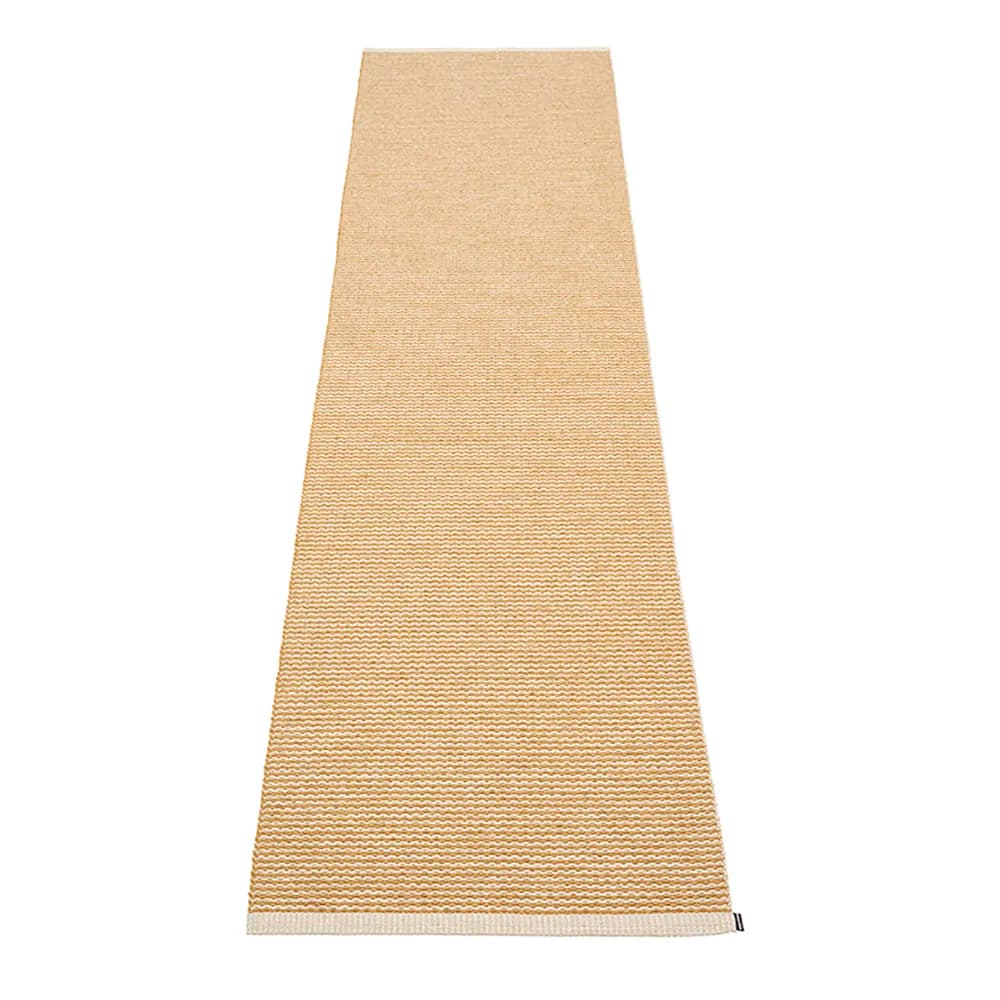 Pappelina, Mono Ochre / Cream tæppe 60 x 250 cm