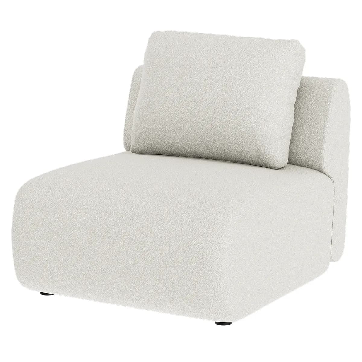 Artwood, Dixon lænestol / midtersektion Bouclé cream