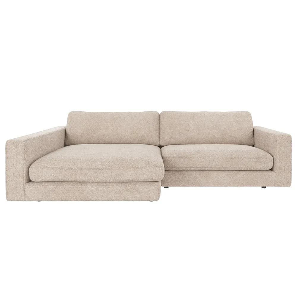 Rowico Home, Duncan 3-person sofa med chaiselong til venstre stof Robin lysegrå