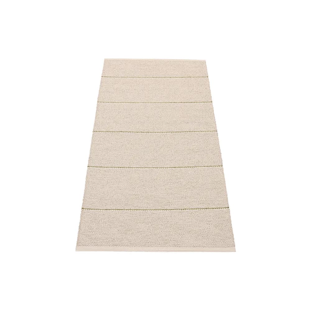 Pappelina, Lea tæppe Linen/Pine/Vanilla 70 x 150 cm