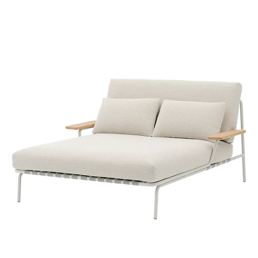 Muuto, Loungebed Settle med armlæn Grey