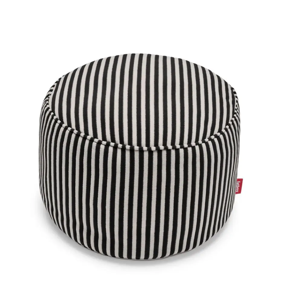 Fatboy, point terry puf black creme