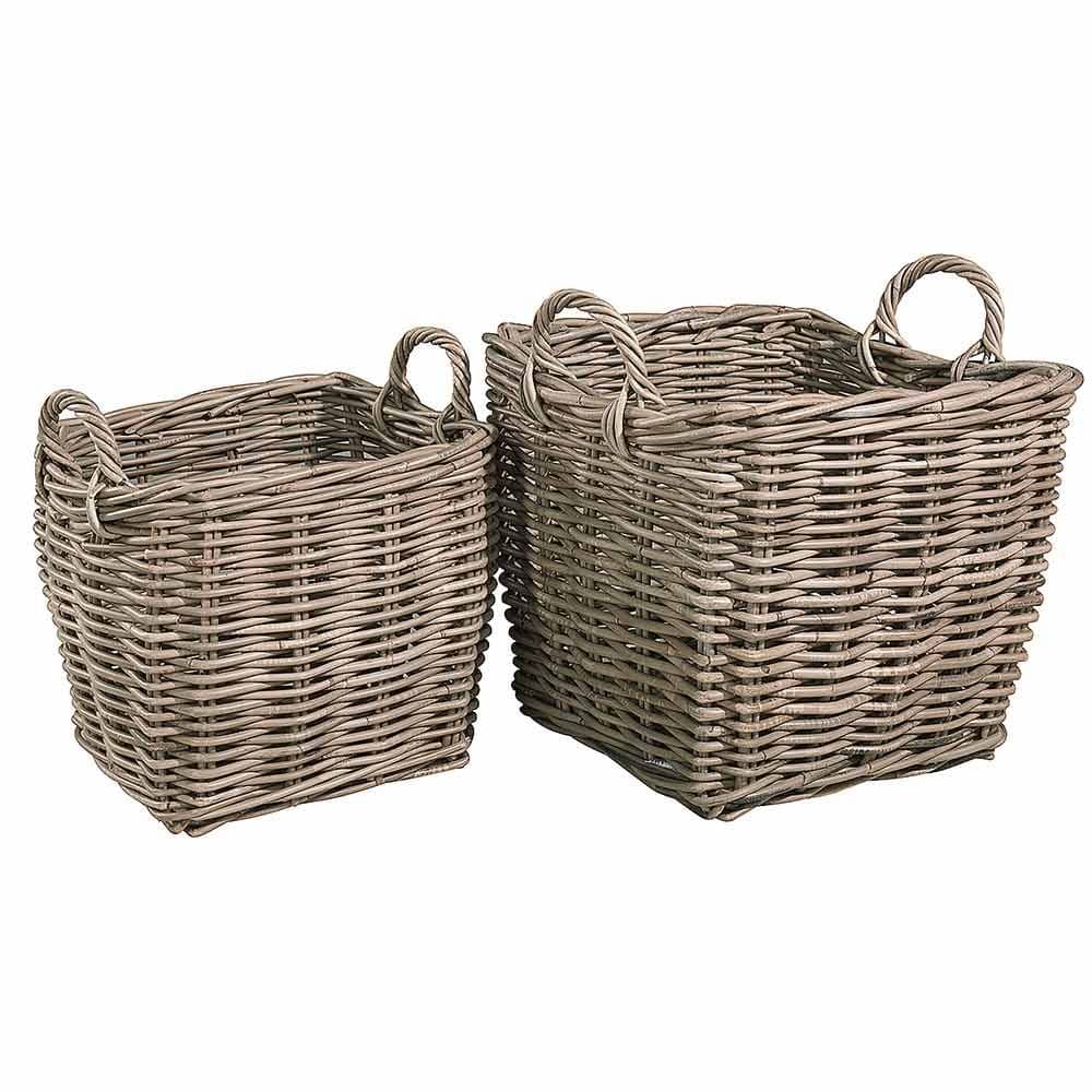 Artwood, Kvadratiske Opbevaringskurve Rattan Artwood