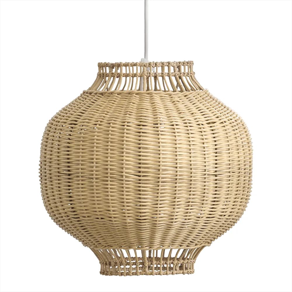 Sika Design, Tomos lammeskærm 35x35 cm rattan