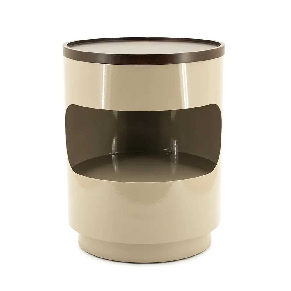By Boo, Tondo sidebord 37 cm taupe