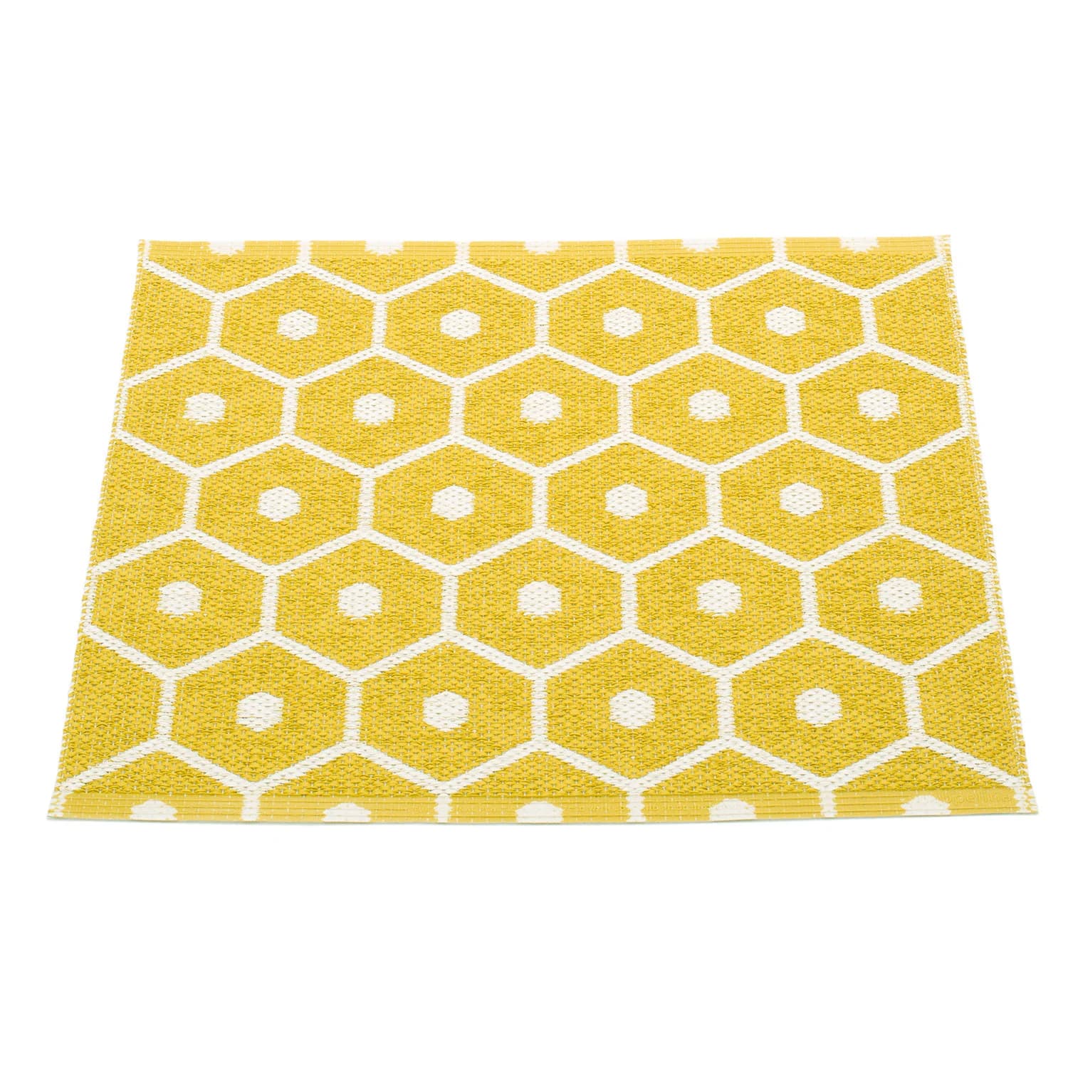 Pappelina, Honey tæppe 70x60 cm mustard / vanilla