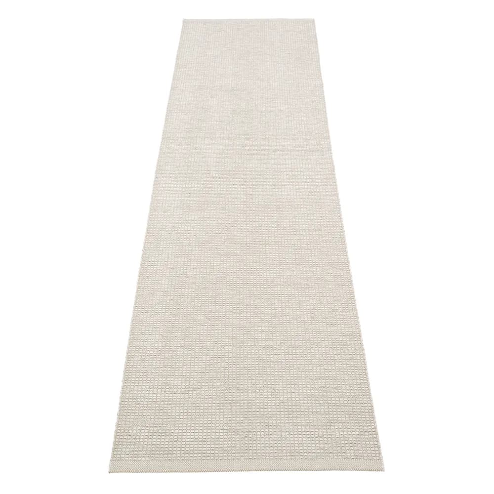 Pappelina, Emm tæppe 70x300 cm Fossil Grey/Stone Metallic