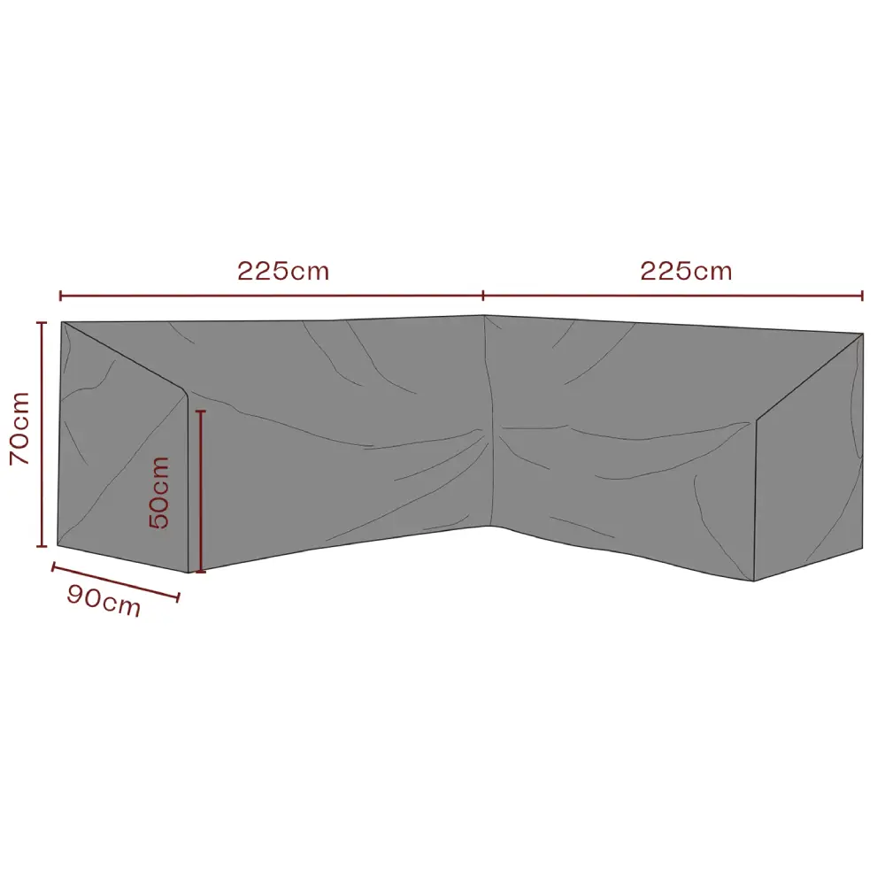 Brafab, Møbelbeskyttelse hjørnesofa 225/225x70 cm Premium