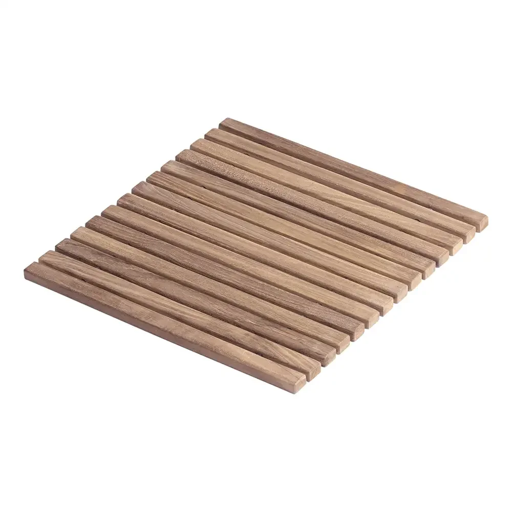 Cinas, Bath Badeværelsesmåtte 40x40 cm Teak