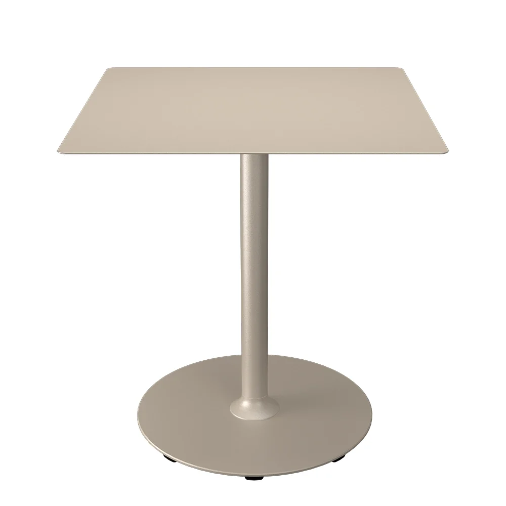 Houe, PICO Sofabord 70x70 cm, rund fod Beige
