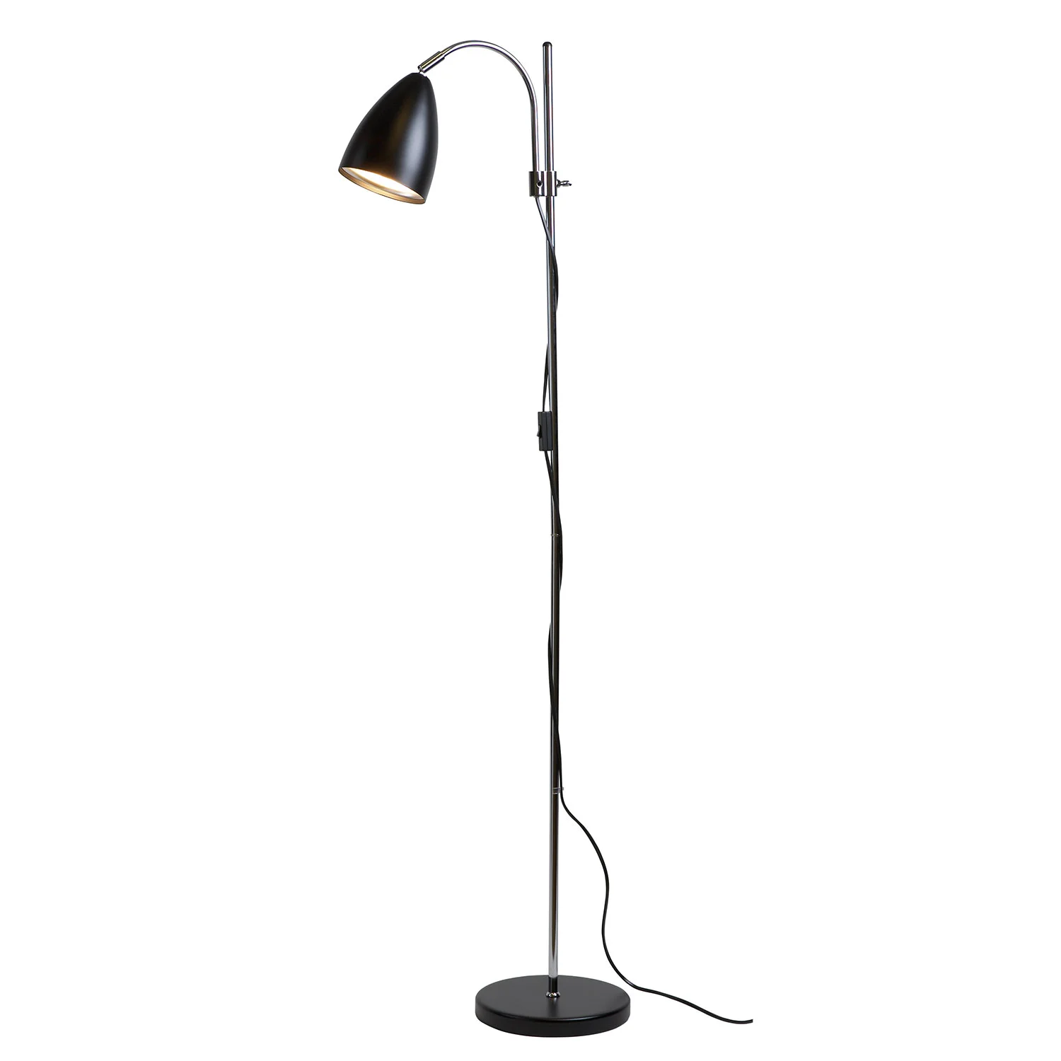 Belid - Sway Gulvlampe Sort/Krom