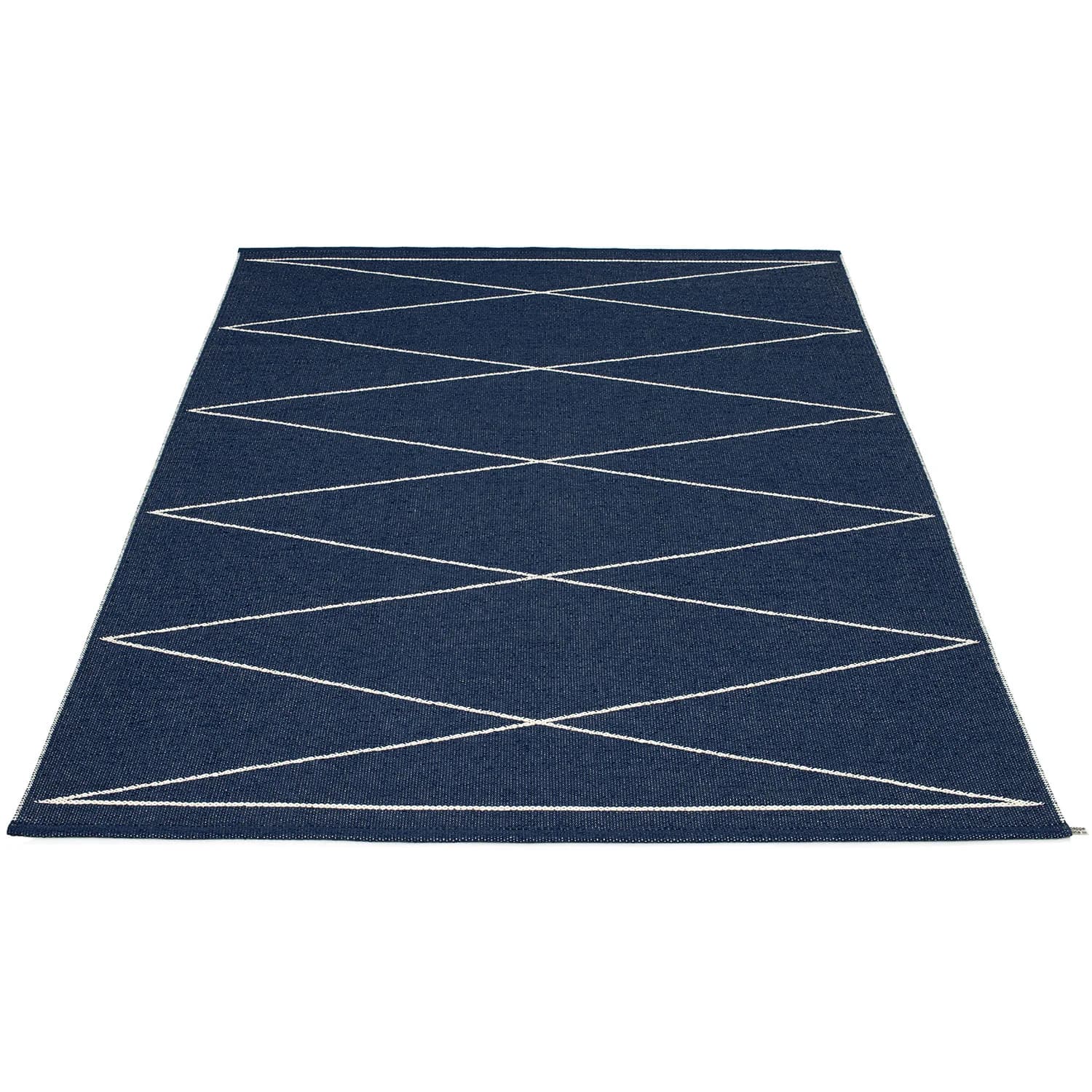 Pappelina, Max tæppe 180x260 cm darkblue / vanilla