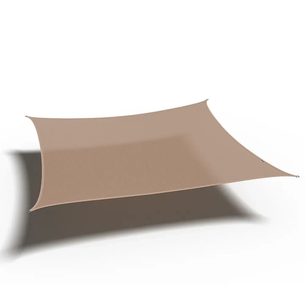 Platinum Sun & Shade, Coolfit solar sail square 360x360cm green Sand