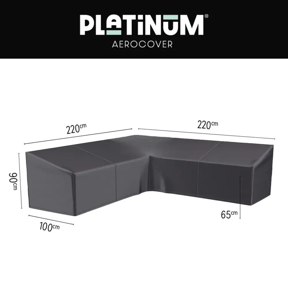 Platinum Aerocover, Loungeovertræk L HB 220x220x100xH65/90 Aerocover Antracit