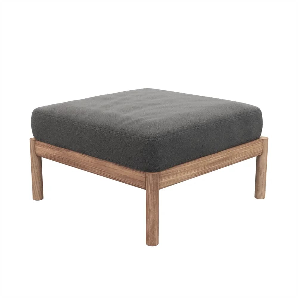 Skagerak, Tradition Fodskammel Charcoal/Teak