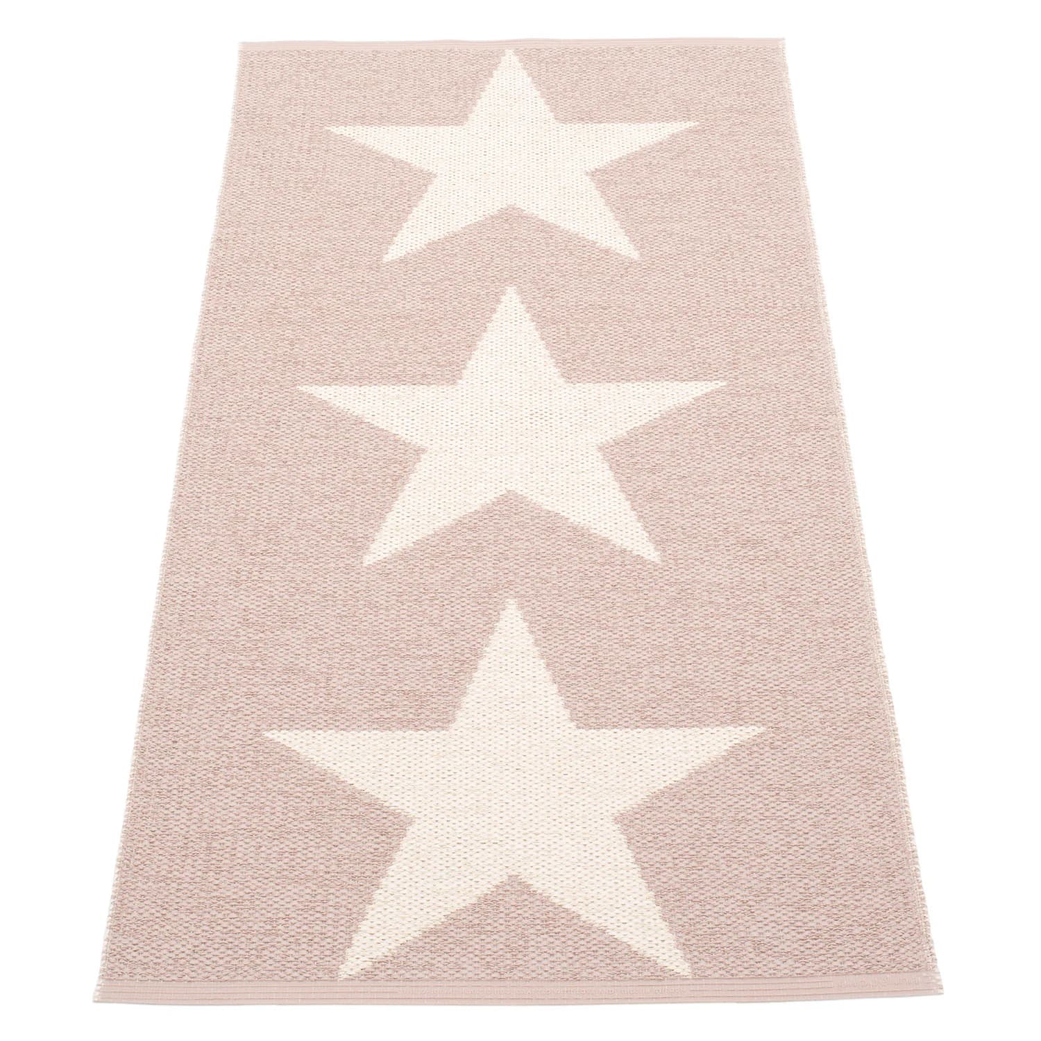 Pappelina, Viggo tæppe 70x150 cm one pale rose / vanilla