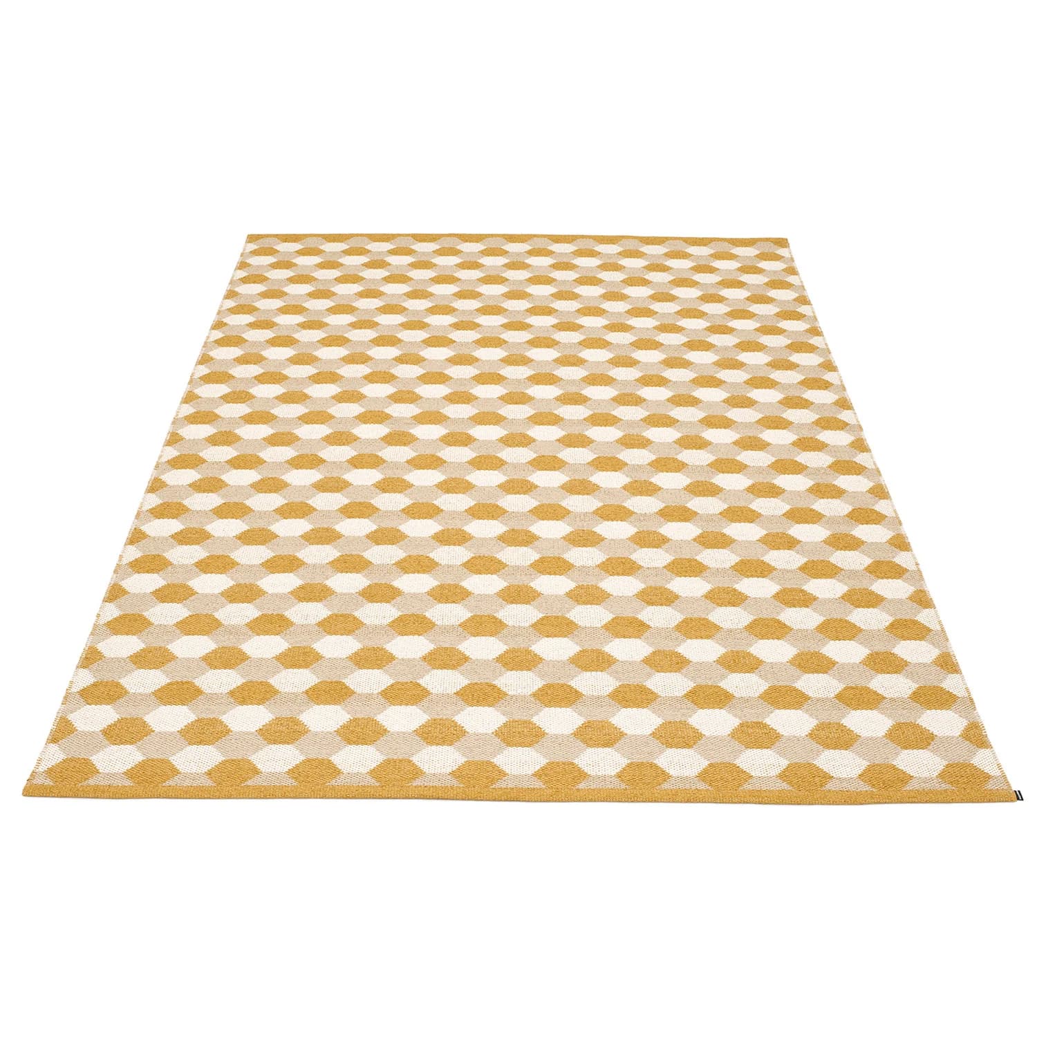 Pappelina, Dana tæppe 180x275 cm ochre / beige / vanilla