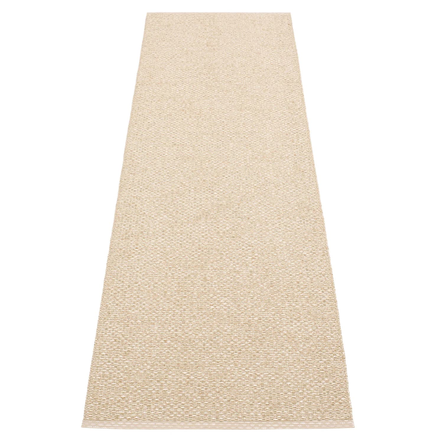 Pappelina, Svea tæppe 70x240 cm beige / champagne metallic