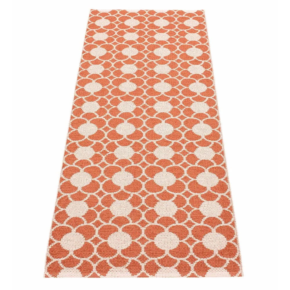 Pappelina, Anya tæppe Brick/Pearl Pink 70 x 200 cm