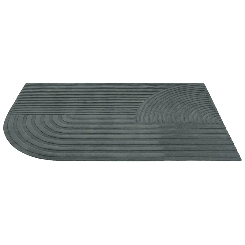 Muuto, Relevo tæppe 200 x 300 cm - Dark Green