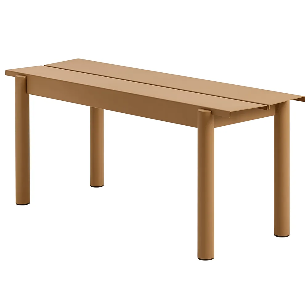 Muuto, Linear Steel Bænk 110x34 cm Burnt Orange