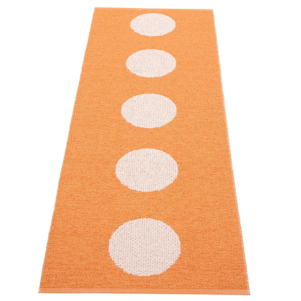 Pappelina, Vera Pop tæppe Pale Orange/Pearl Pink 70 x 200cm