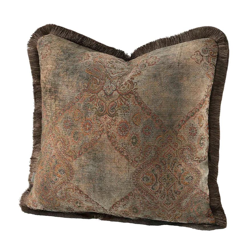 Artwood, Miralago Paisley Taupe Pudebetræk Fringe 60x40 Artwood