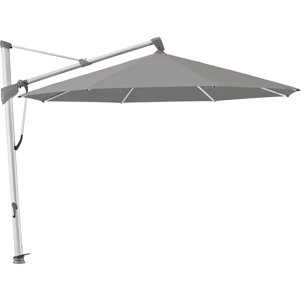 Glatz, Sombrano S+ frithængende parasol 400 cm anodiseret aluminium Kat.5 684 Urban Shadow