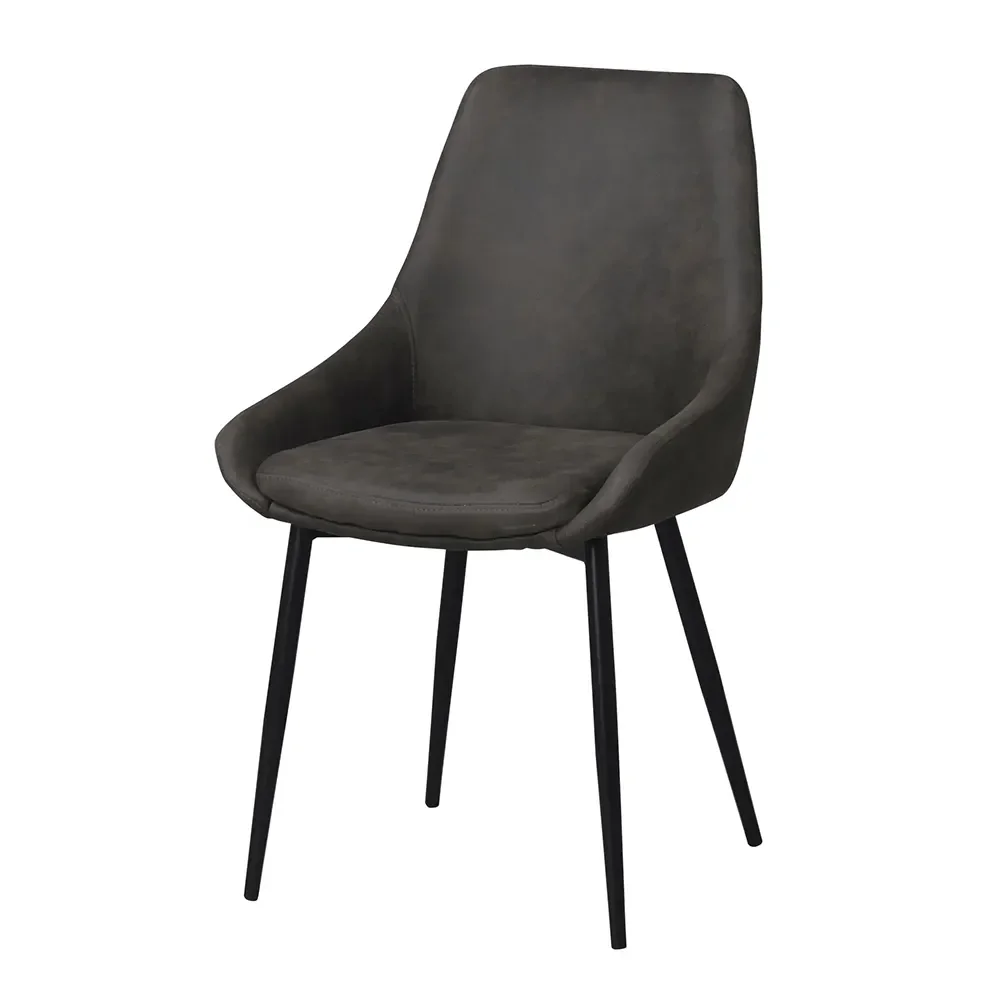 Rowico Home, Sierra spisebordsstol mørkegrå microfiber