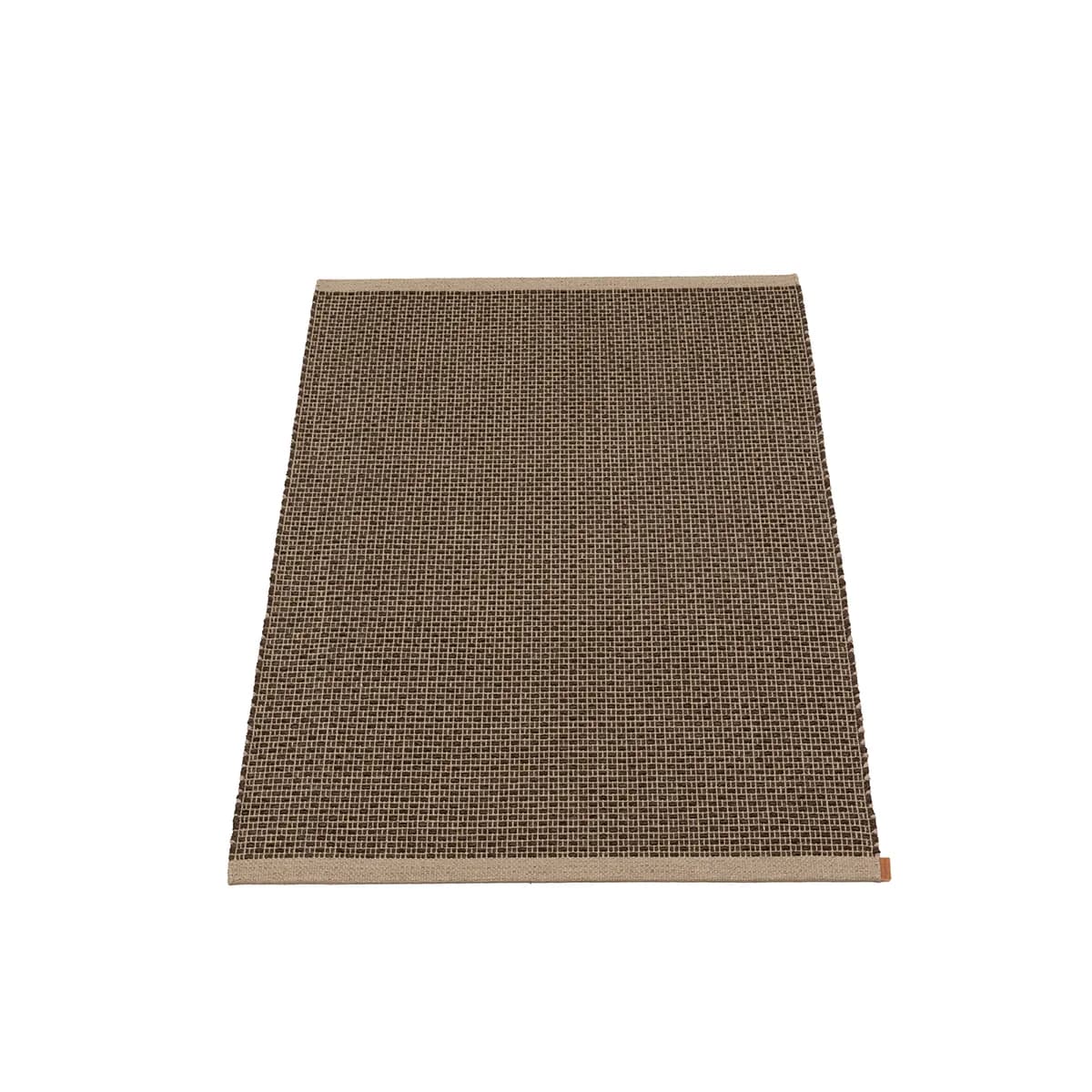 Pappelina, Vaskbar Plastmåtte NILS Dark Brown 70x120 cm