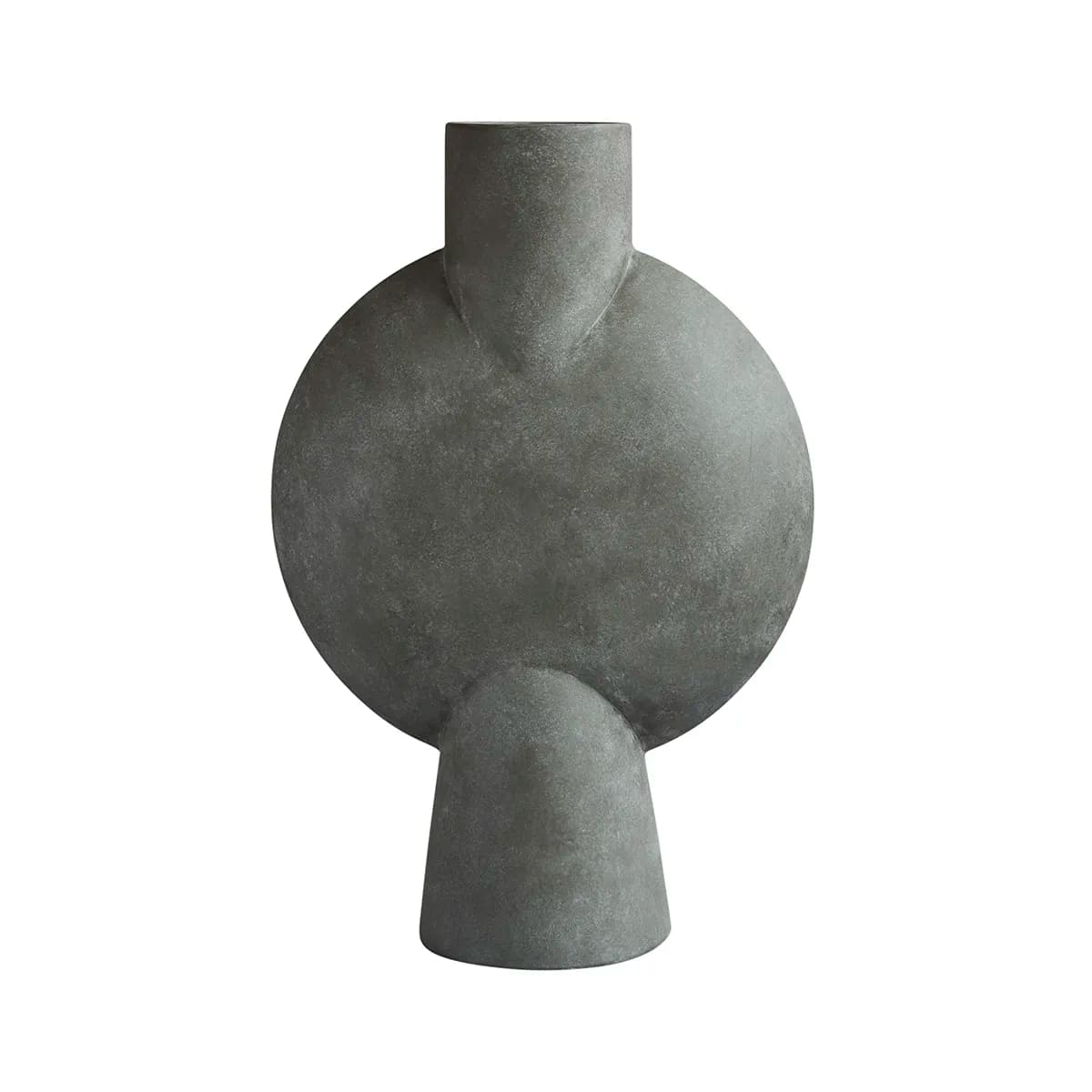 101 Copenhagen, Håndmalet vase Sphere Bubl Hexa Dark Grey H60 cm