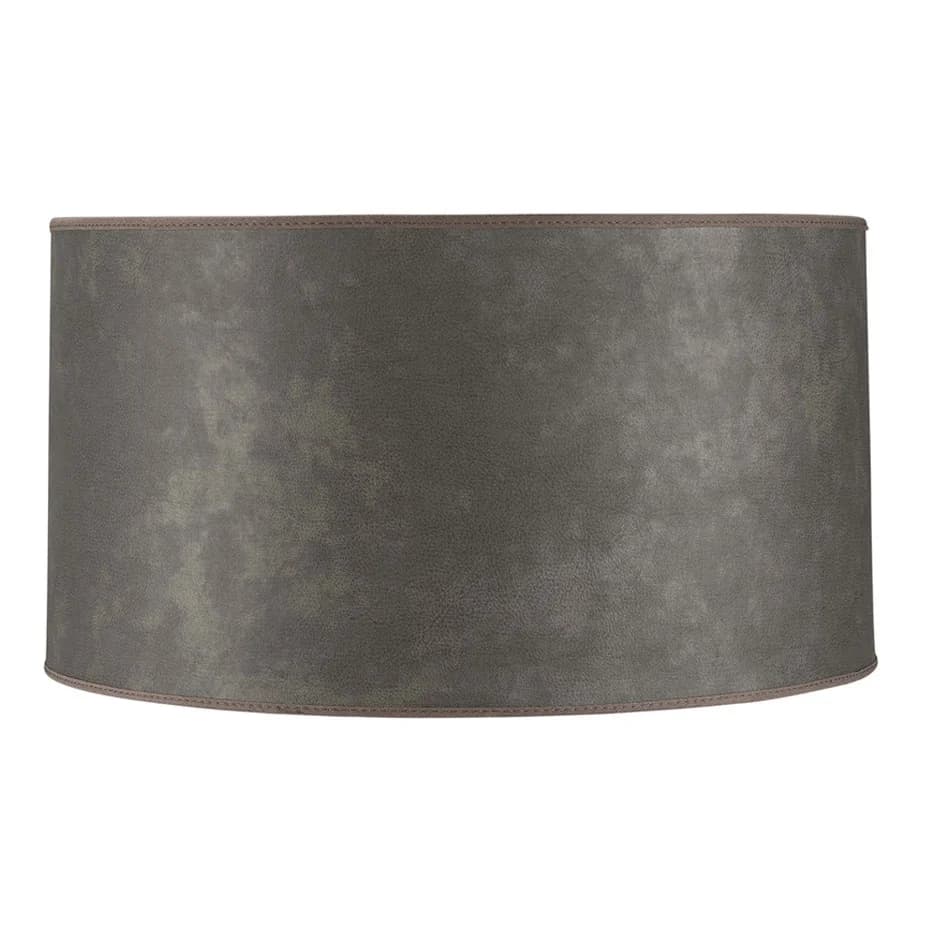 Artwood, Lampeskærm Cylinder Large Leather Grey Artwood