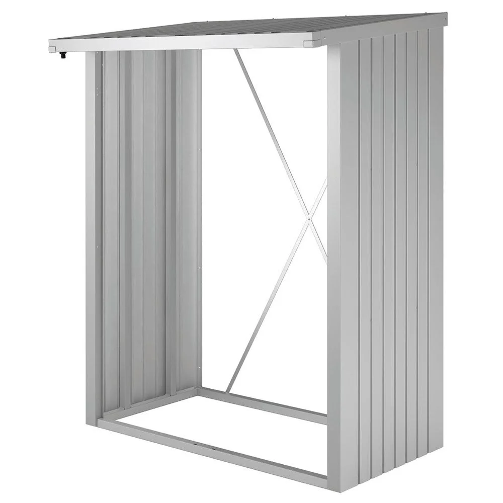 Biohort, Woodstock brændelager 150 cm sølv