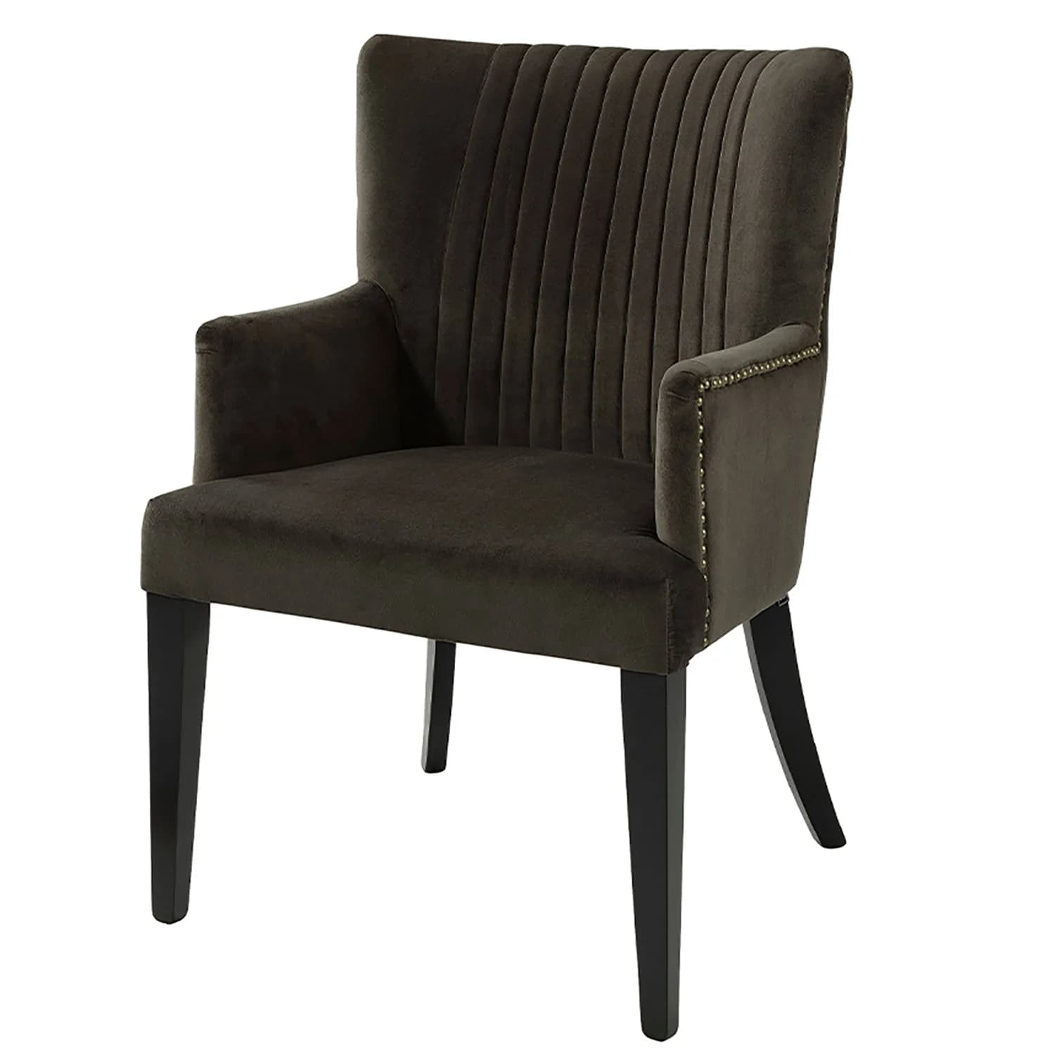 Artwood, Dylan Spisebordsstole Velvet Dark Brown Artwood