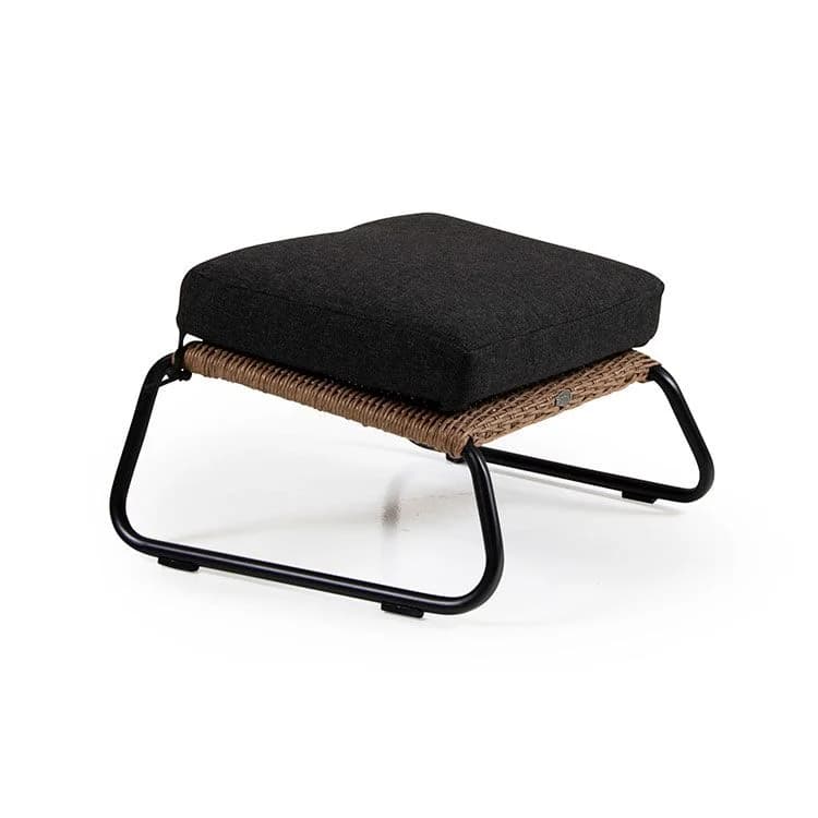 Brafab, Midway Fodskammel/Puf Natur/Sort Brafab