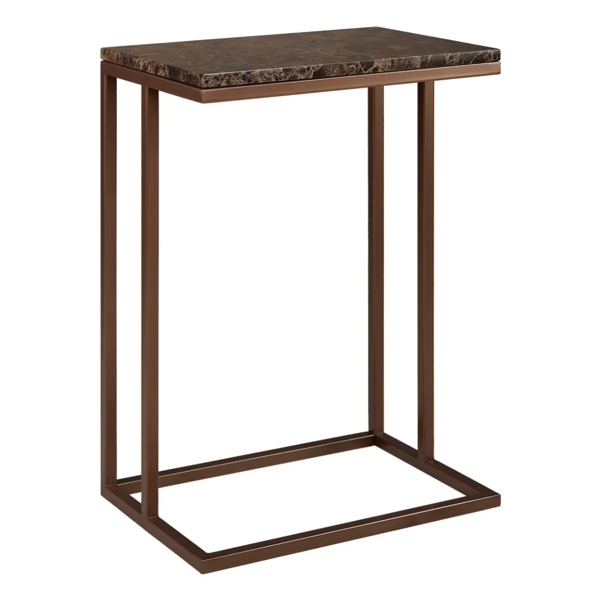 Artwood, Sidebord i Marmor Taro Wide Dark brown
