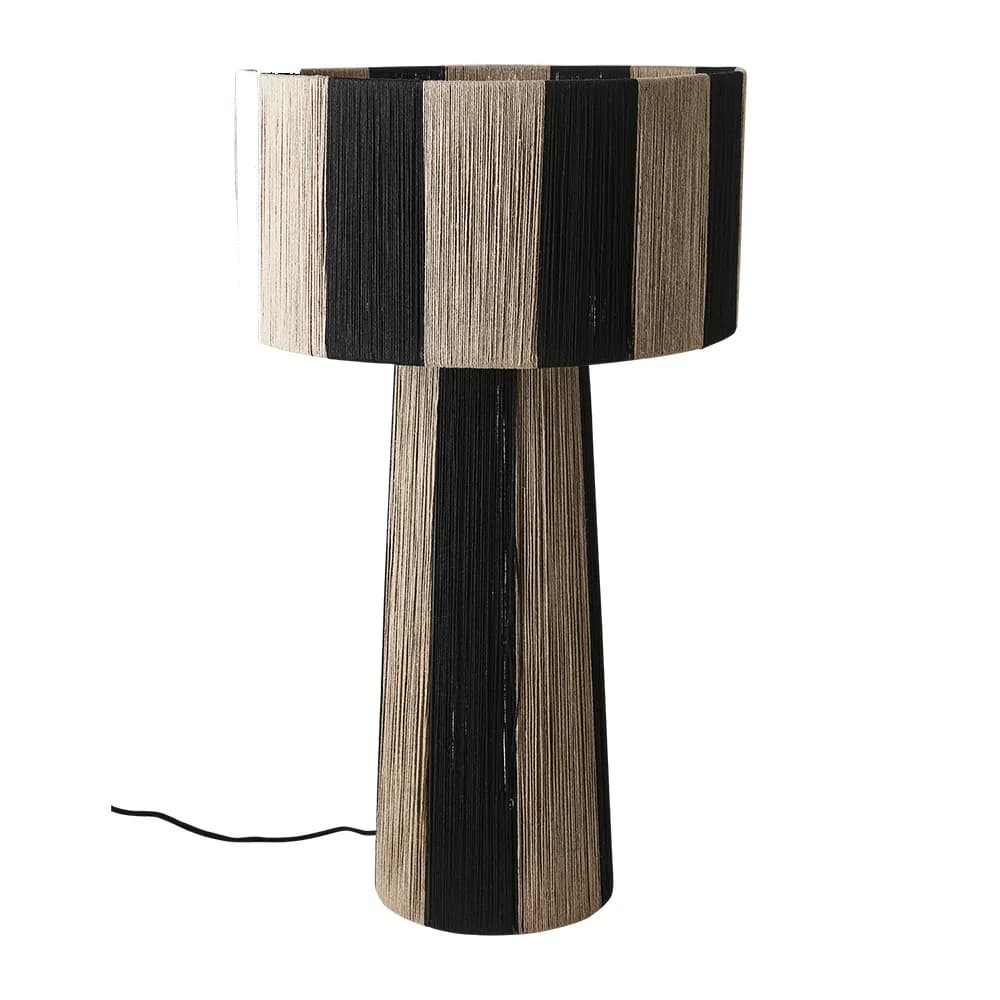 Affari of Sweden, JULLAN bordlampe sort/naturlig 72 cm