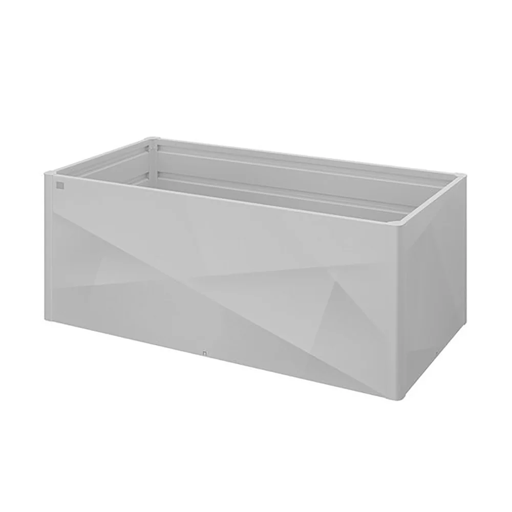 Biohort, Dyrkningsbed 2 x 1 X-Design metallisk sølv