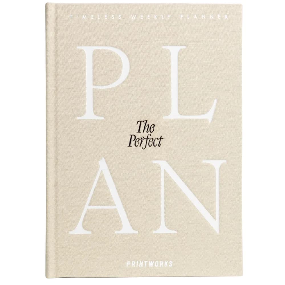 Printworks, Weekly Planner - The Perfect Plan, Beige