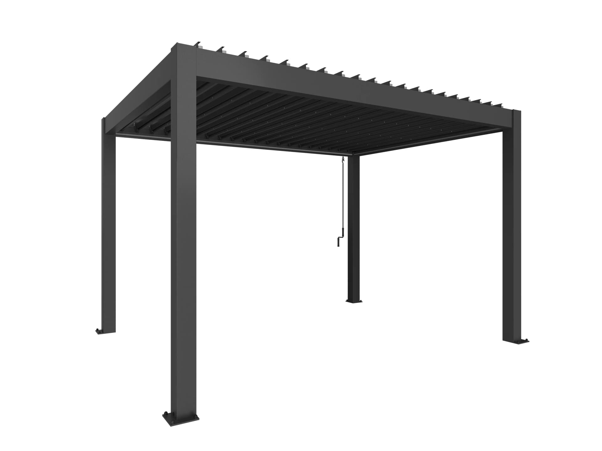 Biohort, Pergola størrelse 4 x 3 metallic mørkegrå
