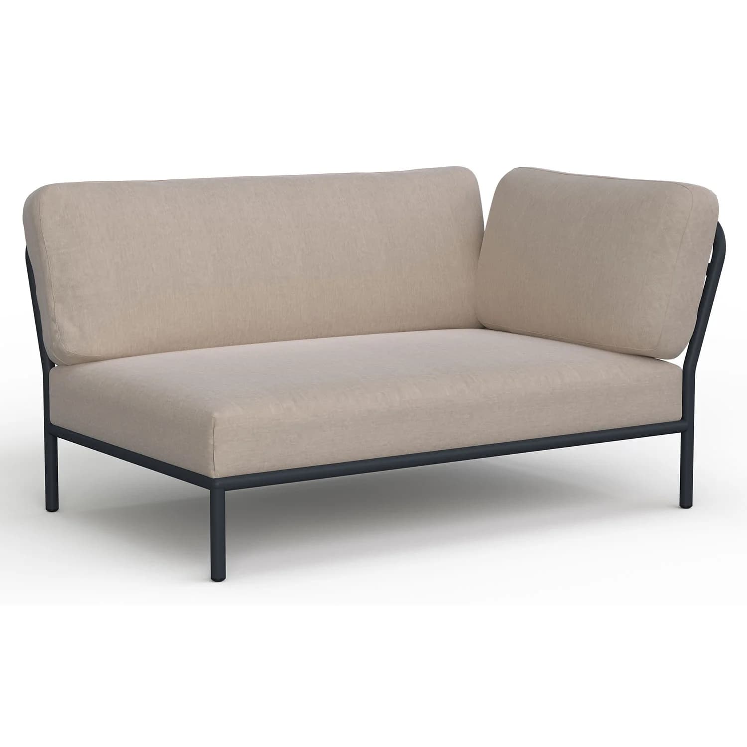 Houe, Level lounge sofa aske heritage højre hjørne aluminium