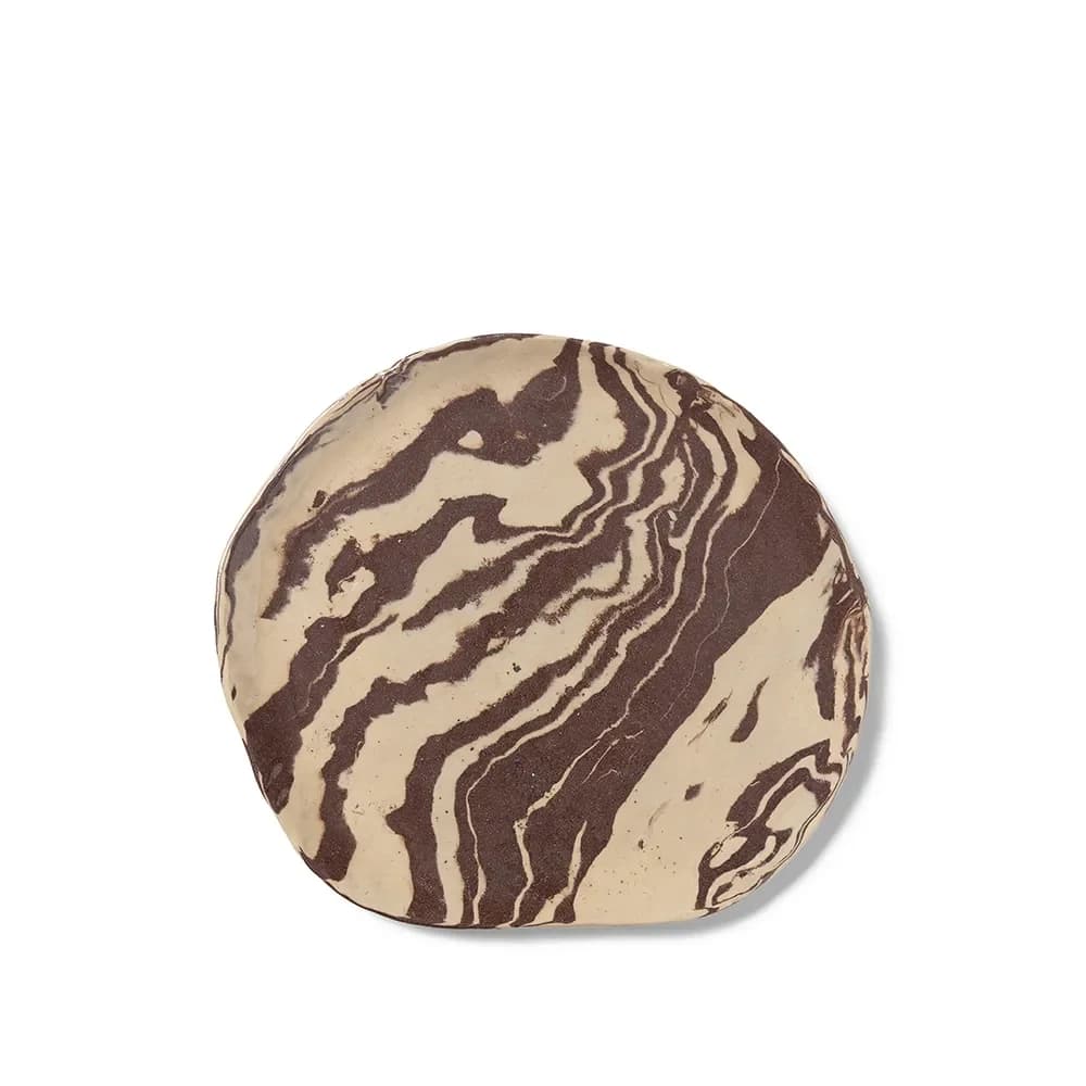 Ferm Living, Håndlavet Tallerken Ryu 34cm