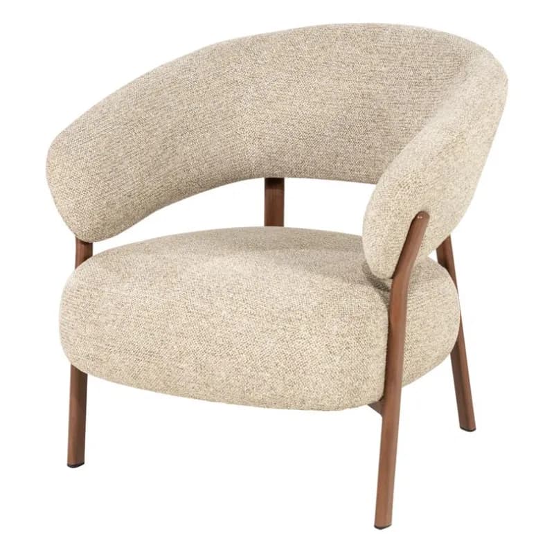 By-Boo, Sedia loungestol 73,5x72x75 cm brun