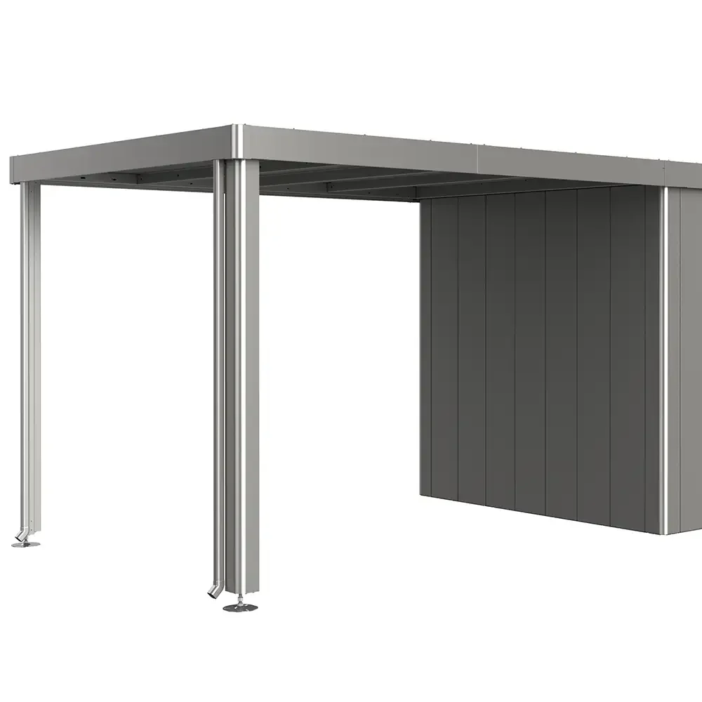 Biohort, Sidetak til haveskur Neo 4A/4B/4C/4D metallic grå