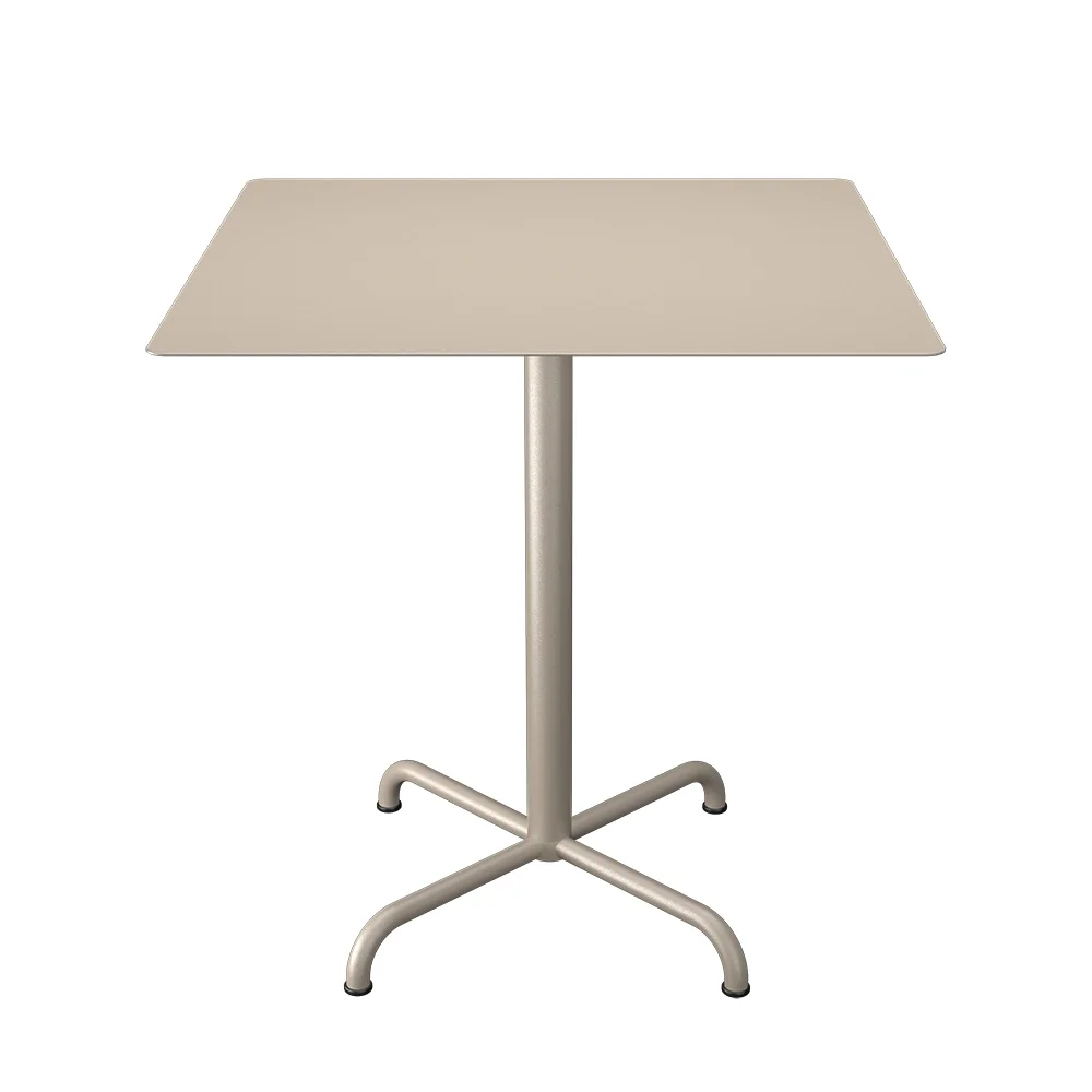 Houe, PICO Sofabord 70x70 cm, understel 4 ben Beige